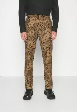 J.Lindeberg Affär 38 J.LINDEBERGLEO FLOCK LEOPARD PANTS - Tygbyxor - Chipmunk