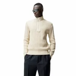 J.Lindeberg Affär 16 J.Lindeberg Alex Half Zip Knitted Sweater Herr